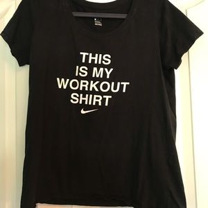 Nike workout T shirt
